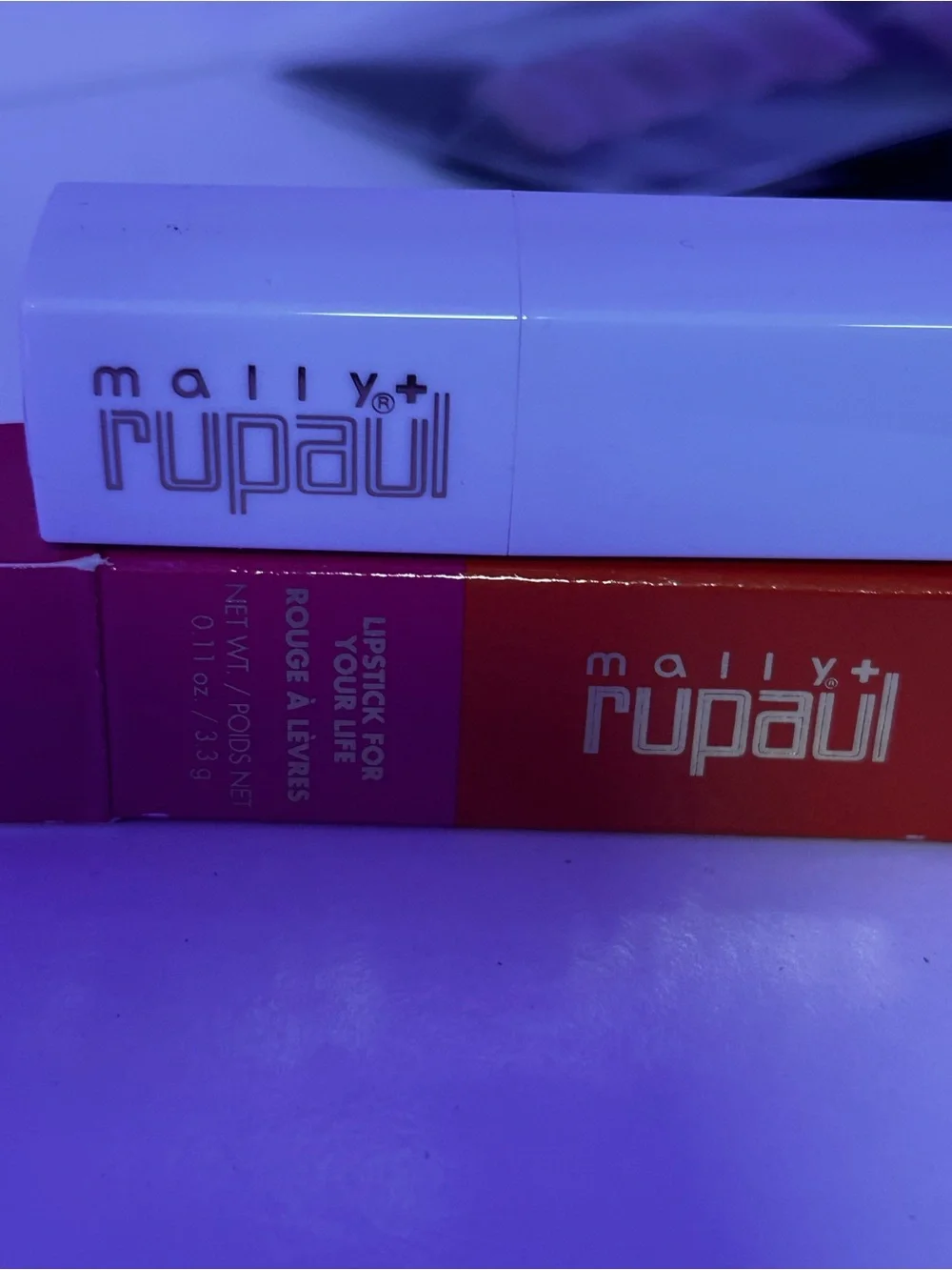 Mally Lipstick - White Packaging - Pink/Orange Box